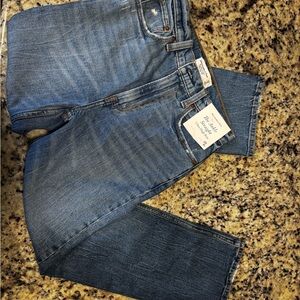Abercrombie & Fitch Ultra High Rise Ankle straight  Jeans - Blue 25 short